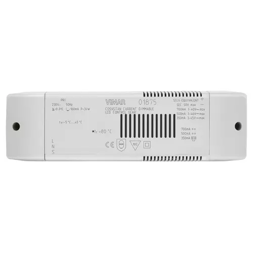 LED driver 230V 50Hz 350/500/700mA - 01875