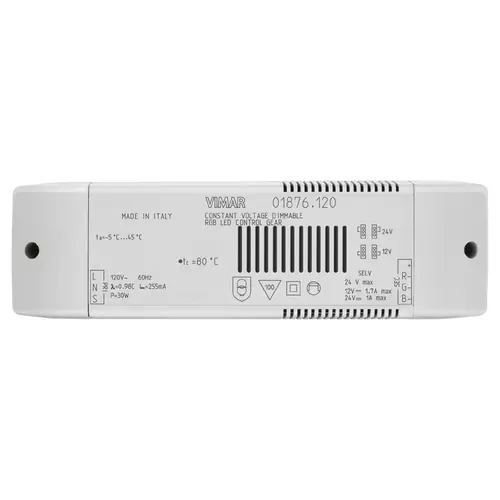 LED RGB driver 120V 60Hz 12-24Vdc - 01876.120