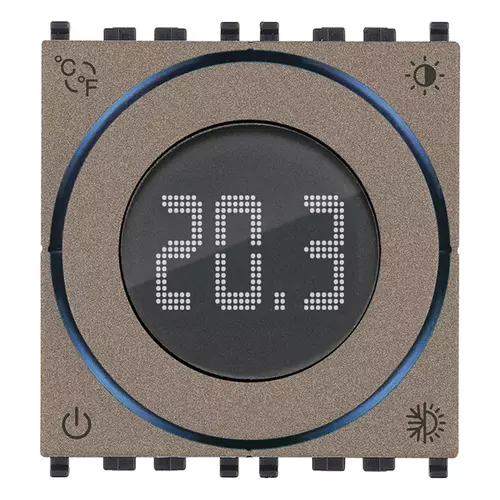 Dial thermostat 100-240V 2M Metal - 02970.M