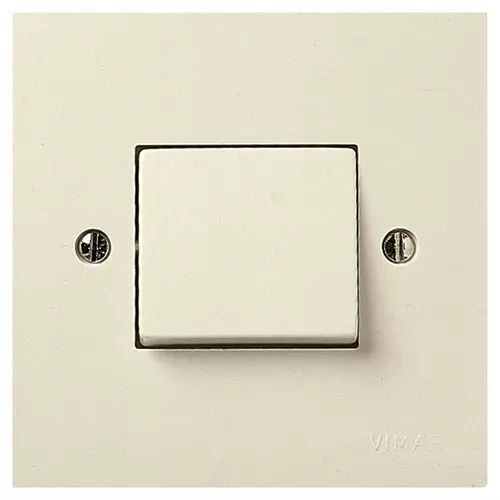 1P 10AX 1-way switch ivory - 06200