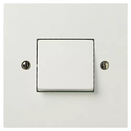 1P 10AX 1-way switch white - 06200.B