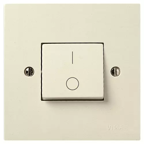 2P 10AX 1-way switch ivory - 06215