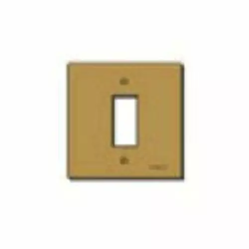 Plate 1M aluminium screw fix. bronze - 08505.BR