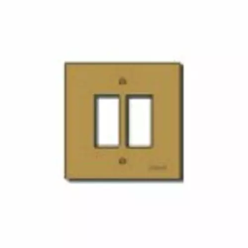 Plate 2M aluminium screw fix. bronze - 08506.BR