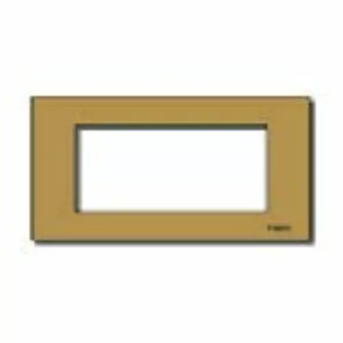 Plate 4sp.M alum. snapfix bronze - 08658.BR
