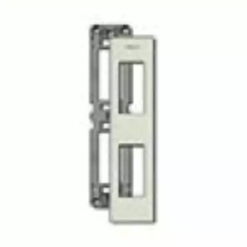 Plate+frame 2panM snapfix gold - 08952