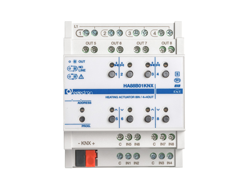 DIN Valves / Loads Actuator 8 Inputs / 4+4 Outputs