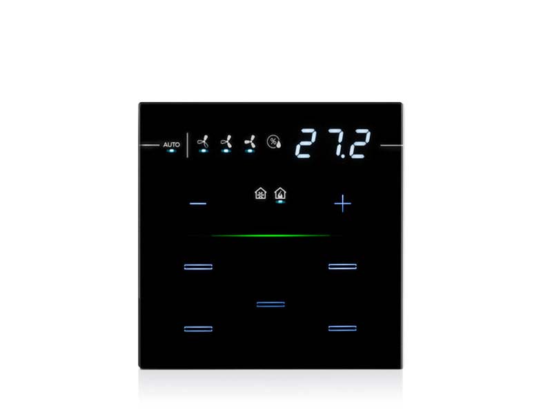9025 – CAPACITIVE KNX THERMOSTAT/HUMIDISTAT – LINE SERIES