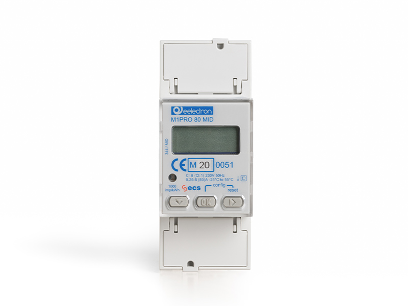 Single-phase Digital Energy meter – Direct connection 80 A – MID
