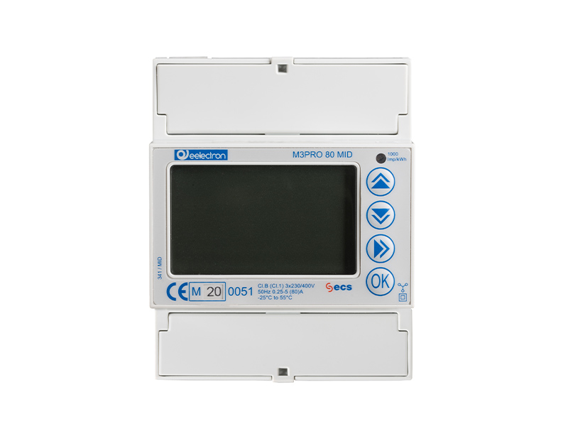 Three-phase Digital Energy Meter Direct connection 80 A – MID