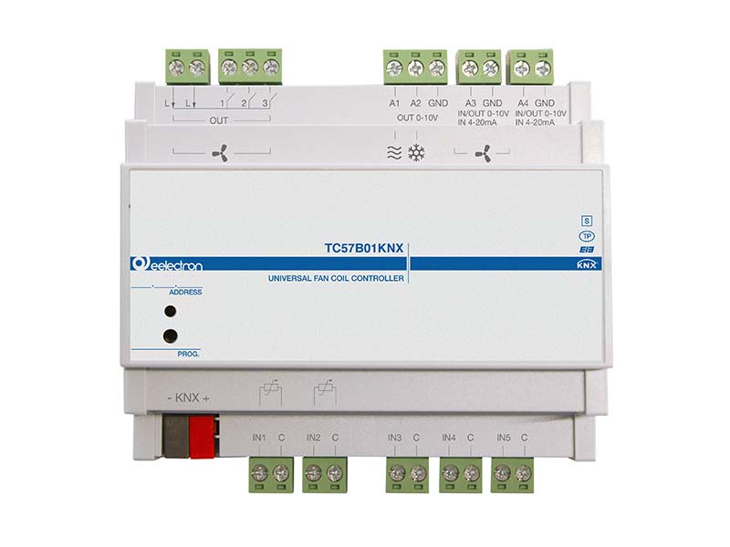 Universal Fancoil Controller 0-10 V | 5 In – 4 Out