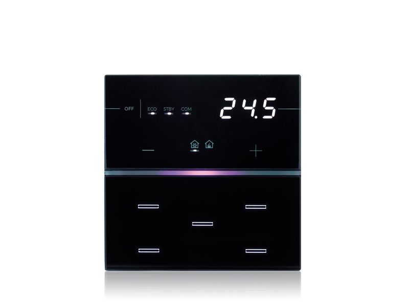 9025 – CAPACITIVE KNX THERMOSTAT/HUMIDISTAT