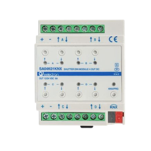 Shutter module 4 OUT 12-24 V DC